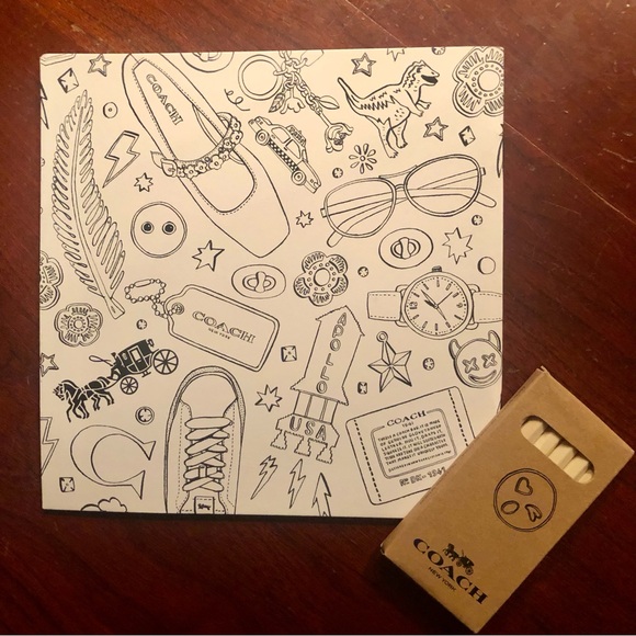 Coach Coloring Book “Color me Coach” with Pencils and Stickers - Picture 6 of 6